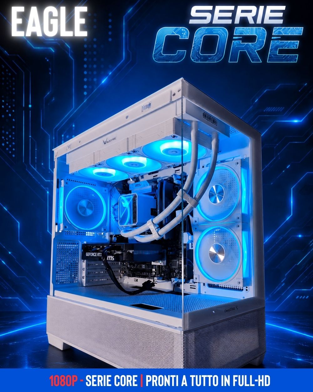 EAGLE CORE 02 | RYZEN 5 9600X - RTX 5060 8GB - 1080P