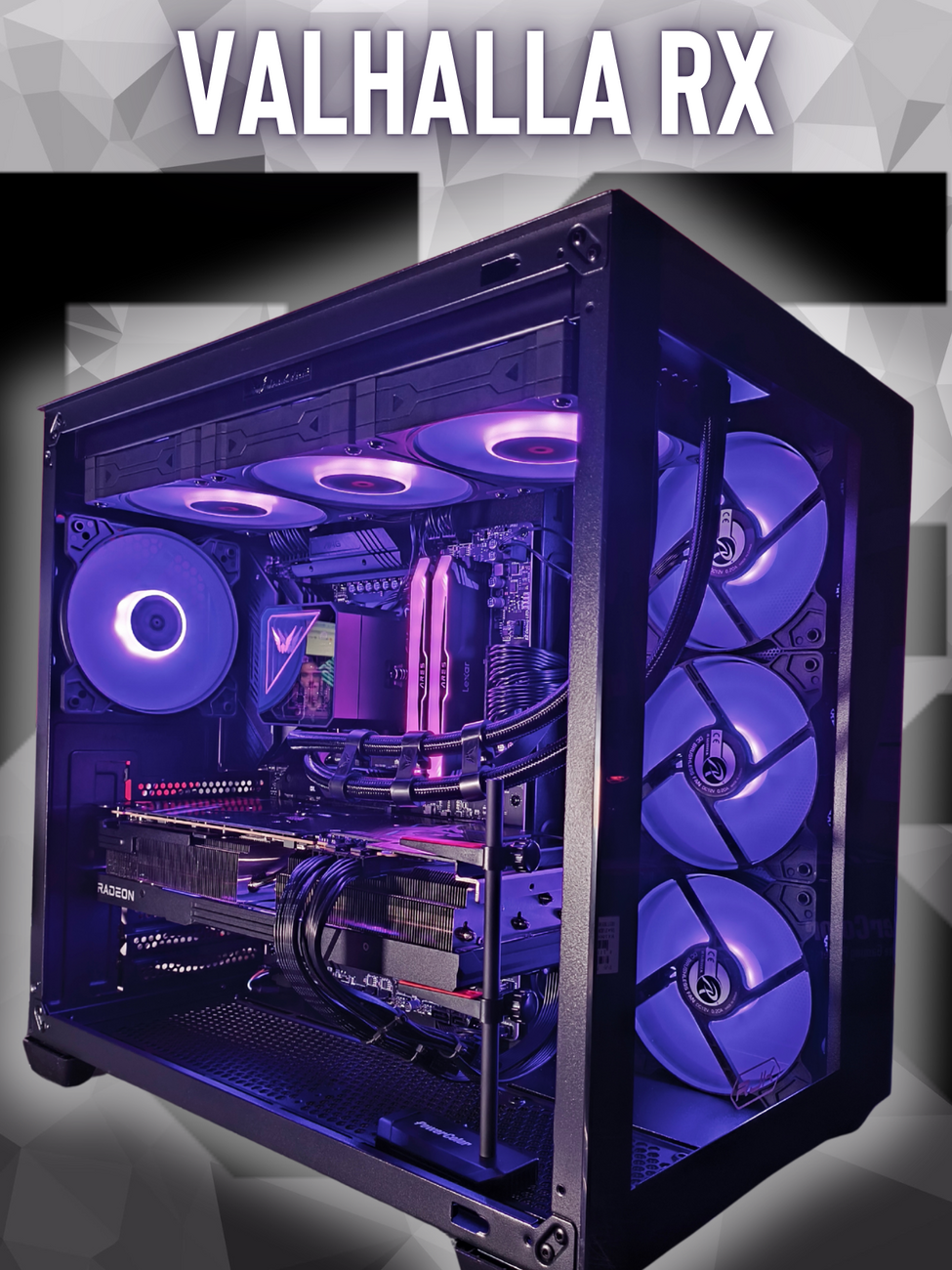 PCOK RIG VALHALLA RX | PC GAMING ASSEMBLATI - RYZEN 7 7800X3D - 32GB D5 6000 RGB - 2TB NVME 4.0 - RX-7900XTX 24GB