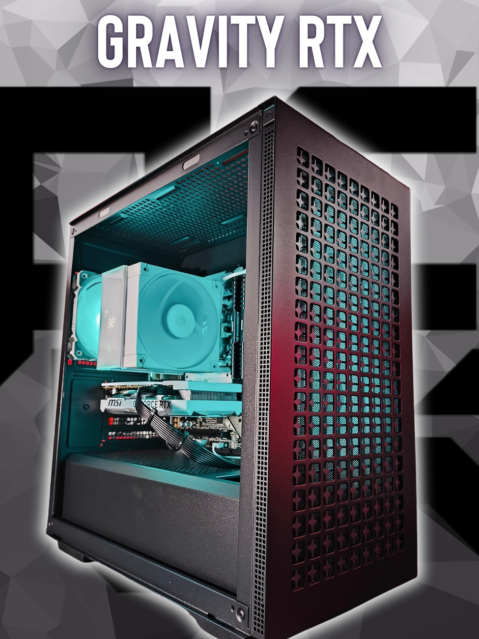 PCOK RIG GRAVITY RTX | PC GAMING ASSEMBLATI - CORE I5 12400F - 32GB D4 3600 - 1TB NVME 4.0 - RTX-3050 8GB
