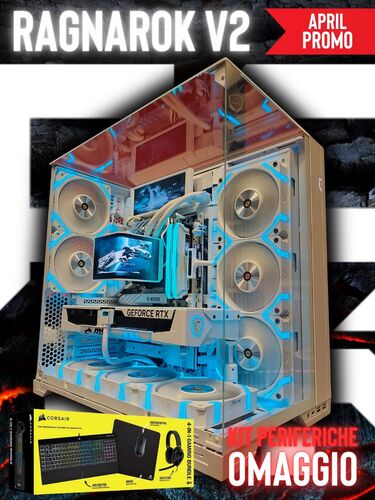 PC GAMING RAGNAROK RTX | KIT PERIFERICHE OMAGGIO - RYZEN  7 9850X3D - 32GB D5 6000 RGB - 2TB NVME 5.0 - RTX-5080 16GB