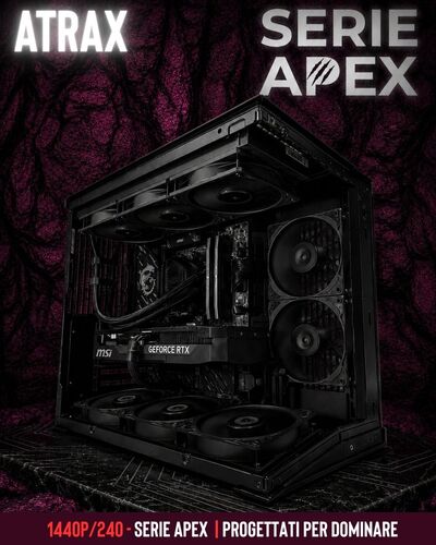 ATRAX | RYZEN 7 9800X3D - RTX 5070TI 16GB - 1440P 240HZ