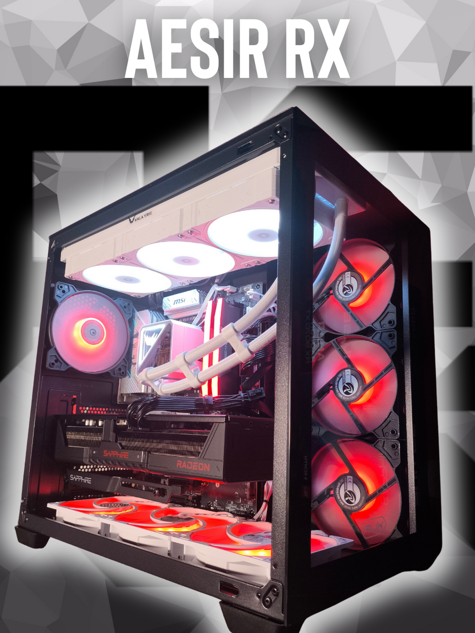 PCOK RIG AESIR RX | PC GAMING ASSEMBLATI - RYZEN 7 7800X3D - 32GB D5 6000 - 1TB NVME 4.0 - RX-9070XT 16GB