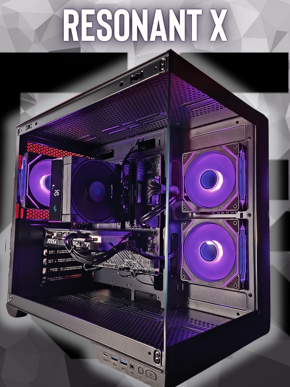 PCOK RIG RESONANT X | PC GAMING ASSEMBLATI - CORE I5 14400F - 32GB D4 3600 - 1TB NVME 4.0 - RTX-4060-TI 8GB