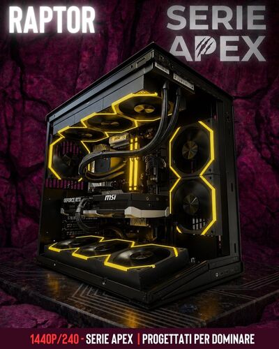 RAPTOR | RYZEN 7 9700X - RTX 5070TI 16GB - 1440P 240HZ