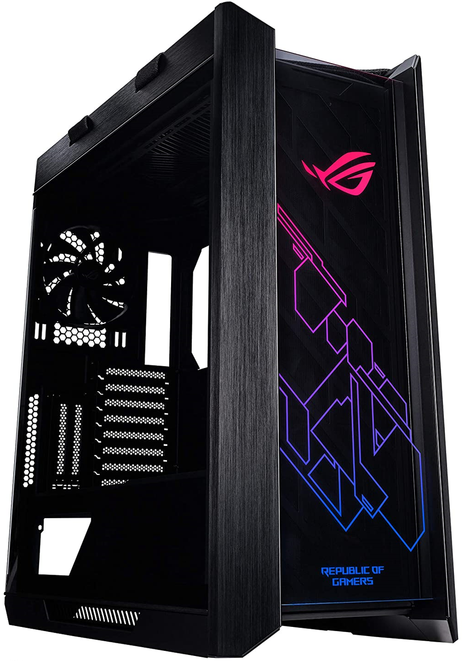ROG HELIOS GX-601 BLACK | 4X 120MM - LED A/RGB - VETRO - 360MM RAD TOP
