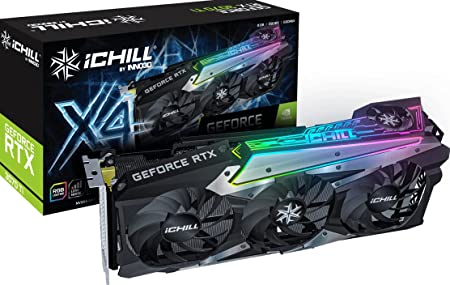 INNO3D ICHILL X4 RTX3070-TI | 8GB GDDR6 - COOLER QUAD VENTOLA RGB - NVIDIA RTX - DISPONIBILITA' IMMEDIATA