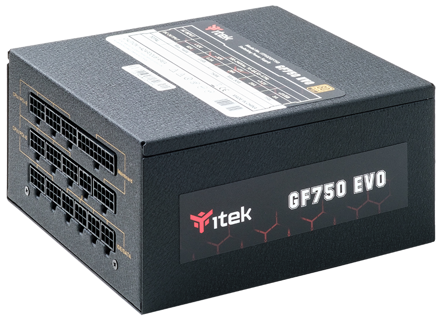 GF750 EVO | 750W - CERTIFICAZIONE 80+GOLD - FULL MODULARE - CONDENSATORI GIAPPONESI