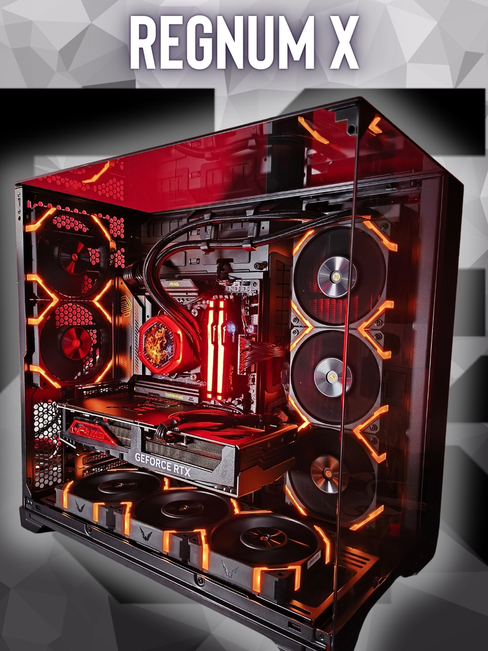 PCOK RIG REGNUM X | PC GAMING ASSEMBLATI - RYZEN 7 9800X3D - 64GB D5 6000 RGB - 3TB NVME 4.0 - RTX-5080 16GB