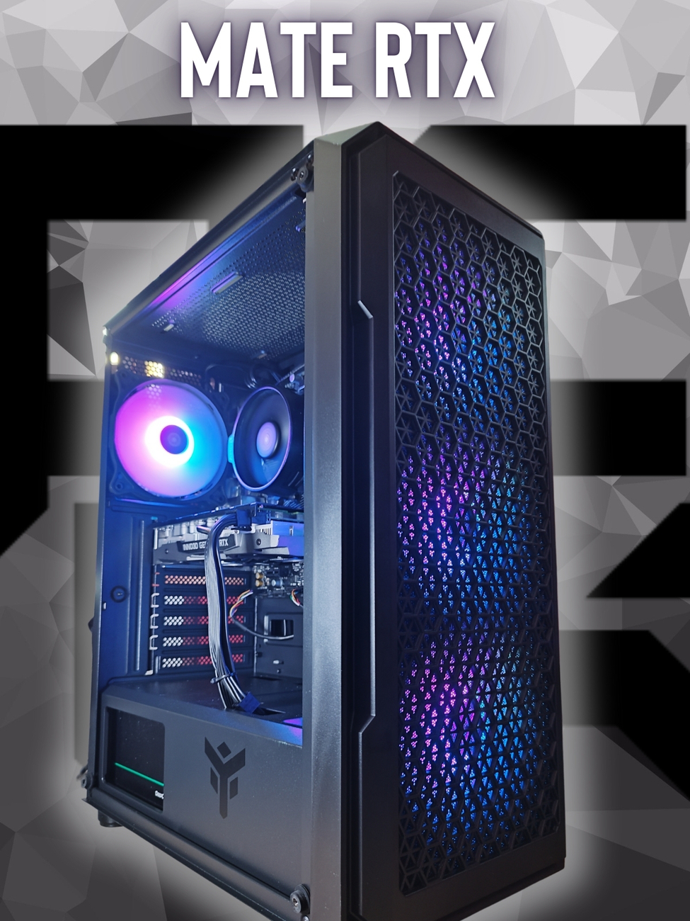 PCOK RIG MATE RTX | PC GAMING ASSEMBLATI - RYZEN 5 5600 - 32GB D4 3600 - 1TB NVME 4.0 - RTX-3050 6GB