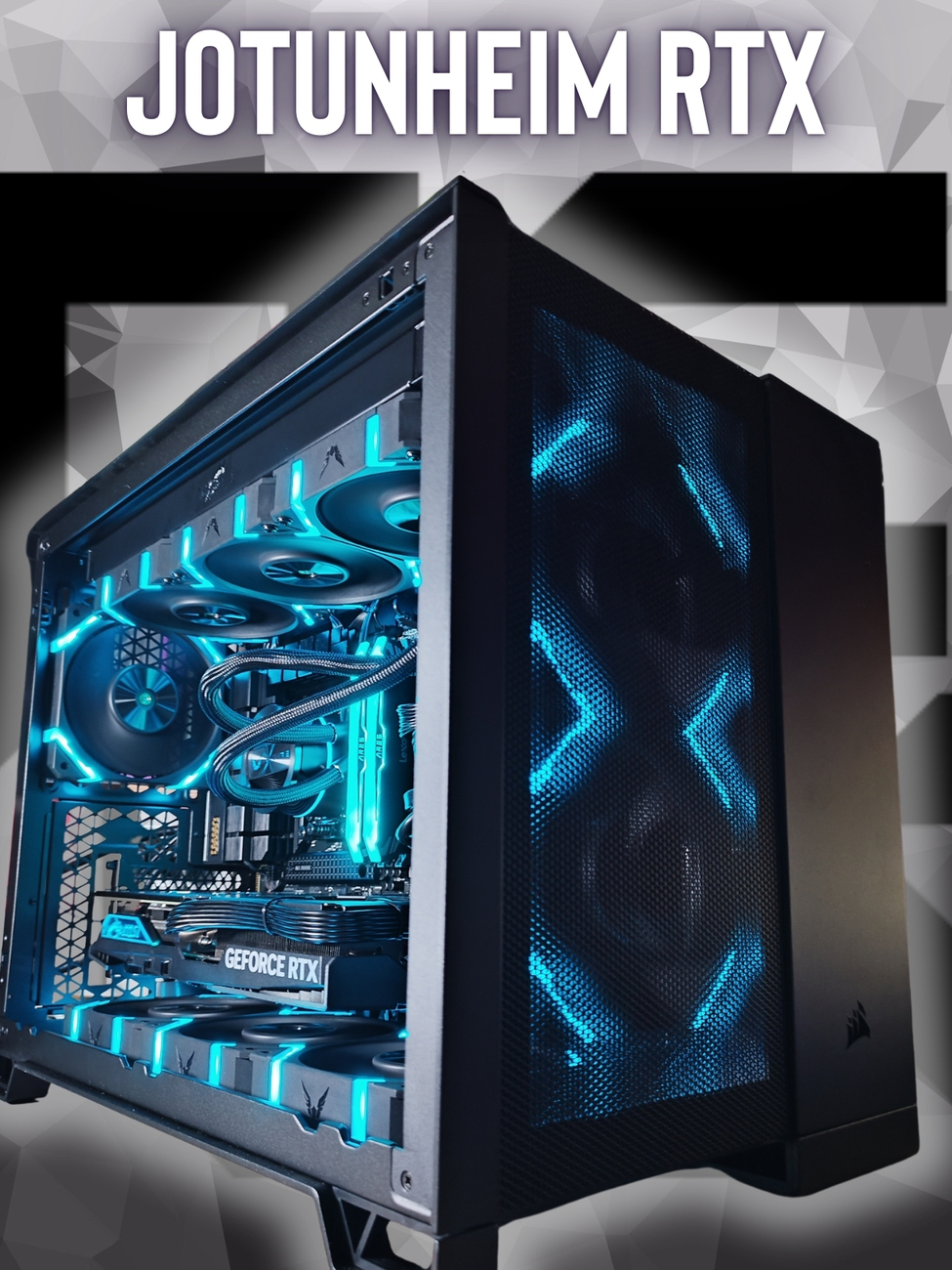 PCOK RIG JOTUNHEIM RTX | PC GAMING ASSEMBLATI - RYZEN 7 7800X3D - 32GB D5 6000 RGB - 2TB NVME 4.0 - RTX-5070-TI 16GB