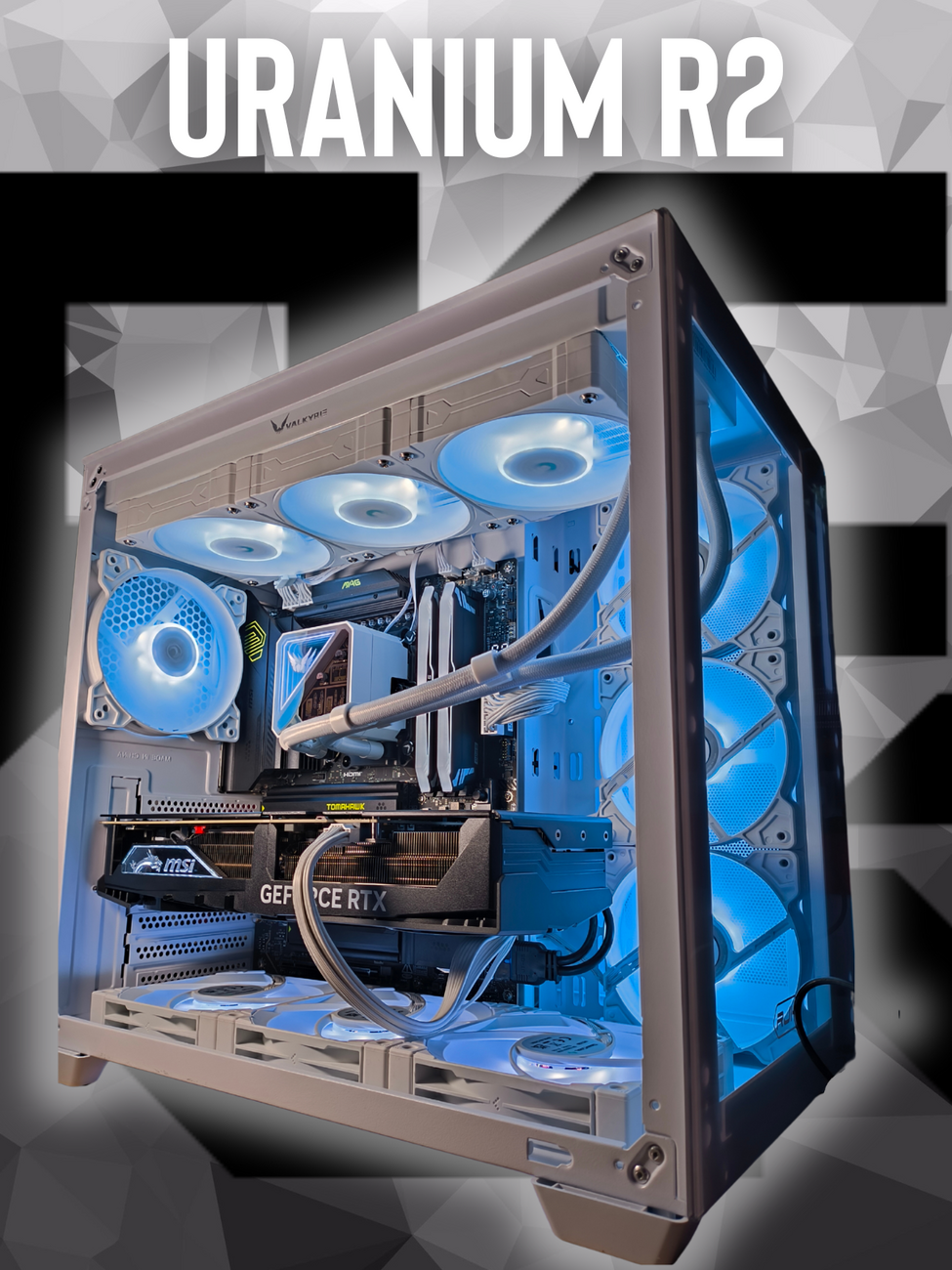 PCOK RIG URANIUM R2 | PC GAMING ASSEMBLATI - RYZEN 7 9800X3D - 32GB D5 6000 RGB - 1TB NVME 4.0 - RTX-5070-TI 16GB