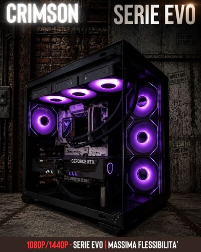 CRIMSON | RYZEN 5 9600X - RTX 5070 12GB - 1440P