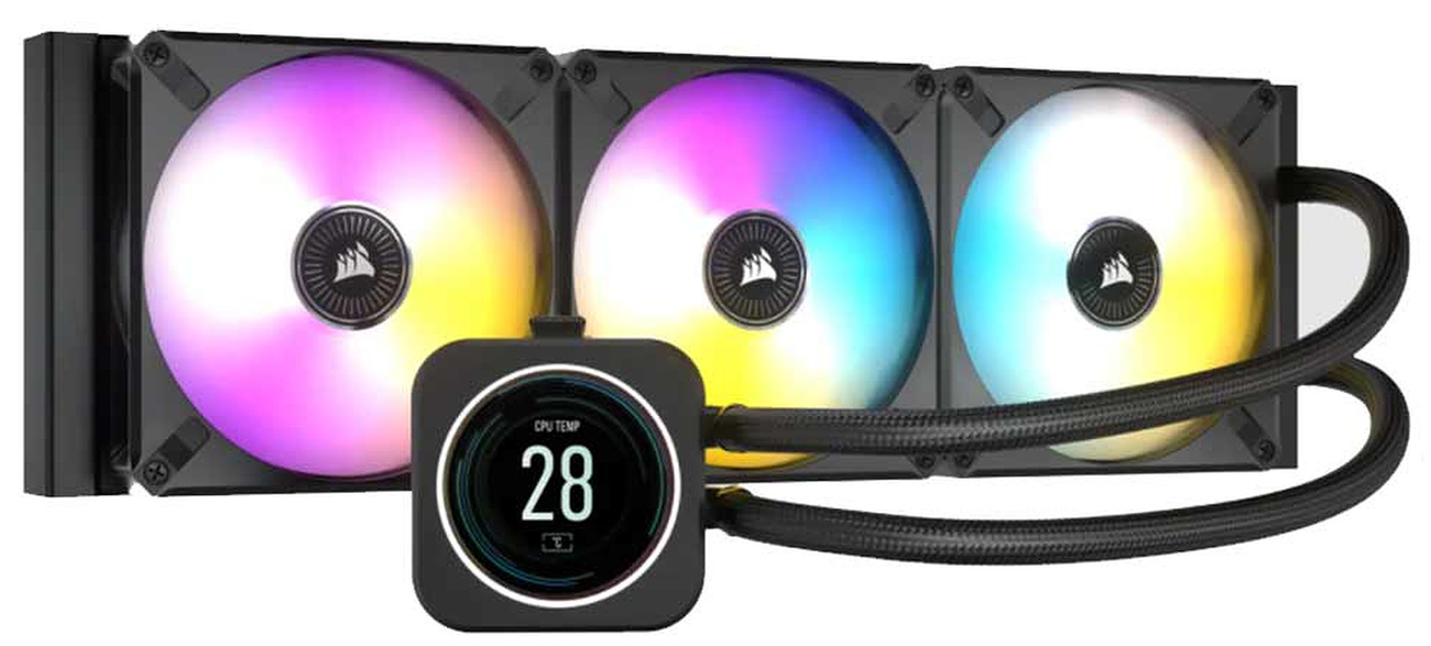 H150I ELITE LED | 360MM RADIATORE - ARGB - ICUE CONNECT - LED DISPLAY