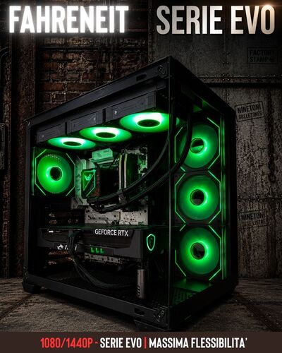 FAHRENEIT | CORE 5 ULTRA 250KF - RTX 5070 12GB - 1440P