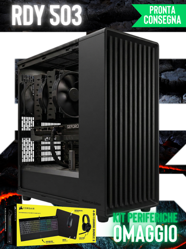 PRONTA CONSEGNA RDY503 | KIT PERIFERICHE OMAGGIO - RYZEN 7 9850X3D - 32GB D5 6000 - 2TB NVME 4.0 - RTXS-5070TI 16GB