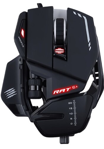 MOUSE MAD CATZ RAT 6 PLUS