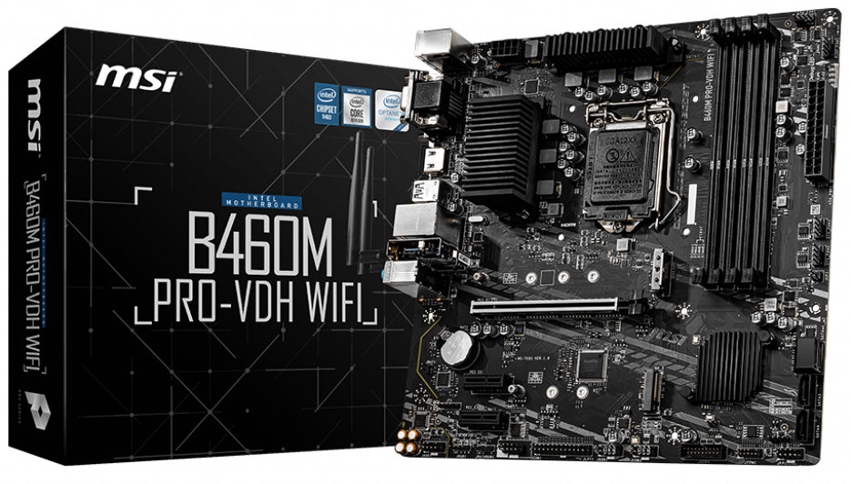 MSI B460M PRO-VDH WIFI | M-ATX - WIFI