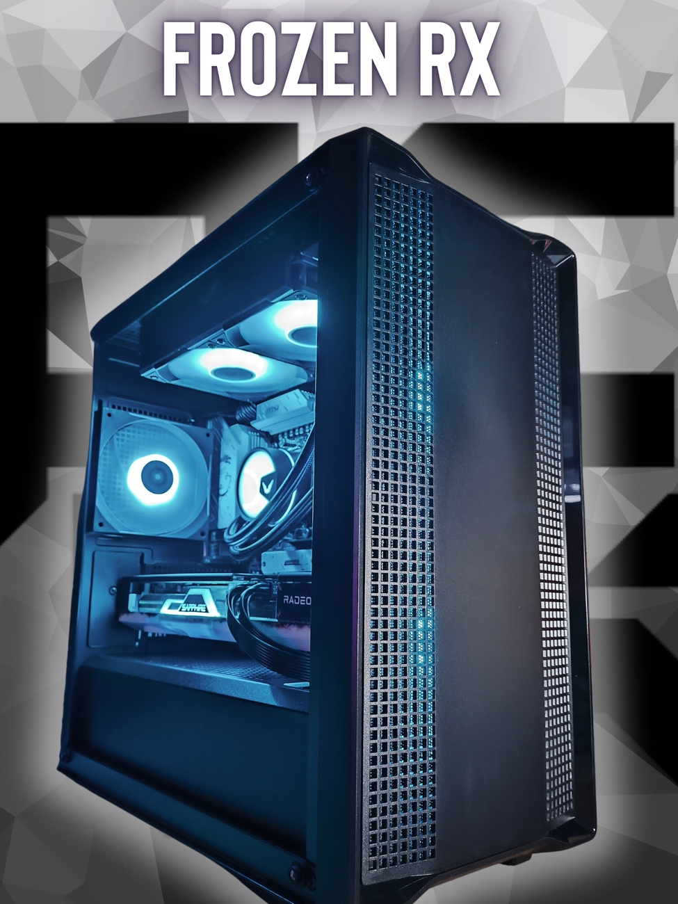 PCOK RIG FROZEN RX | PC GAMING ASSEMBLATI - RYZEN 5 7600 - 32GB D5 6000 - 1TB NVME 4.0 - RX-7700XT 12GB