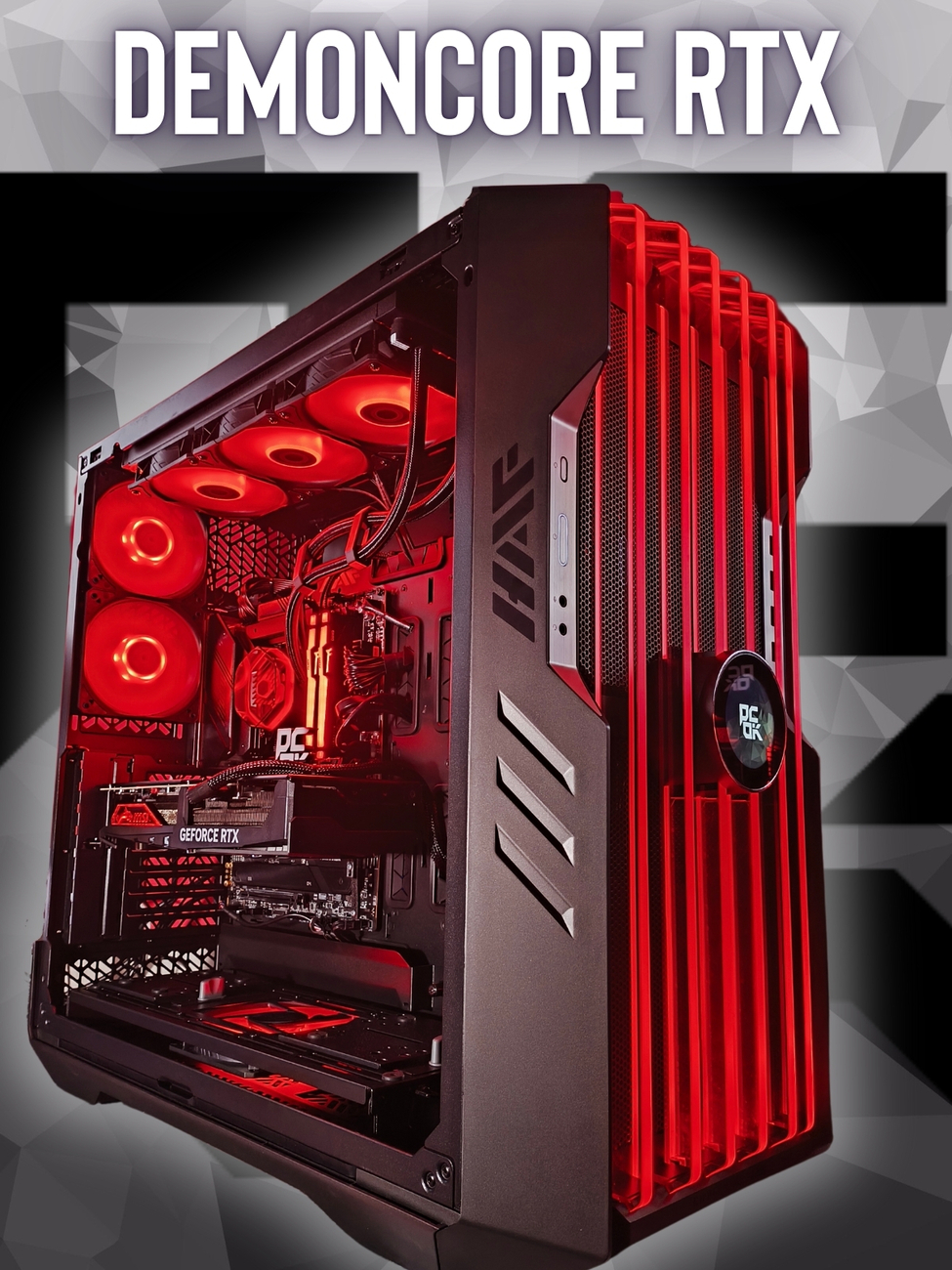 PCOK RIG DEMONCORE RTX | PC GAMING ASSEMBLATI - CORE I9 14900KF - 64GB D5 6000 RGB - 2TB NVME 4.0 - RTX-5080 16GB